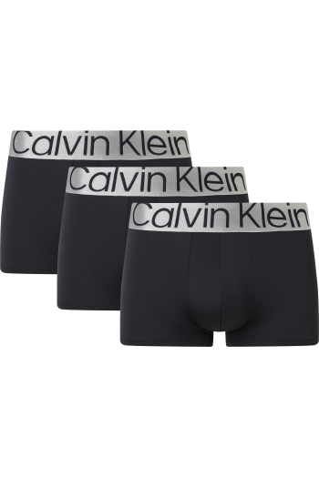 Ανδρικά Boxer Calvin Klein Low Rise Trunk 000NB3074A-7V1 3pack ΜΑΥΡΟ